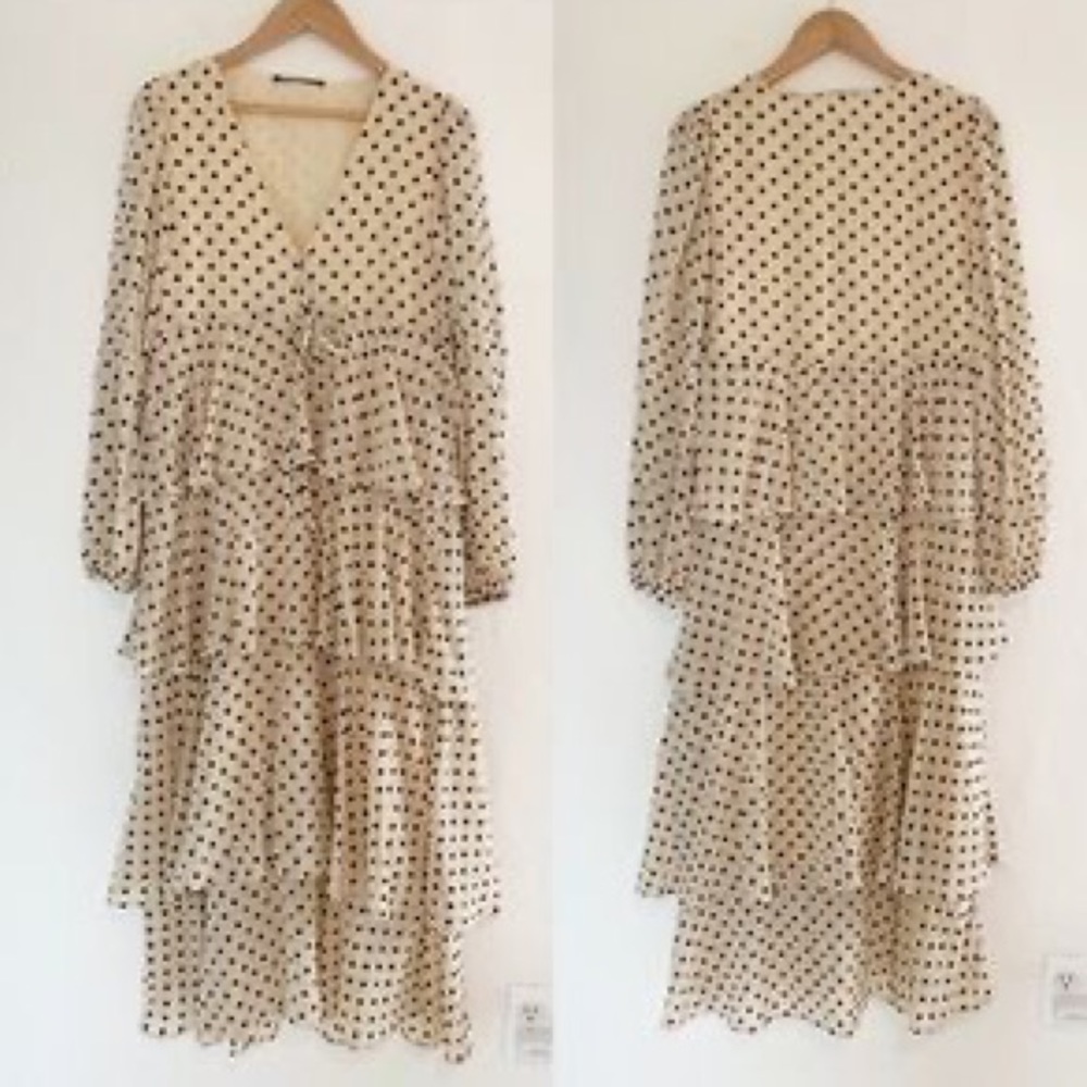 Zara ruffle tiered dress